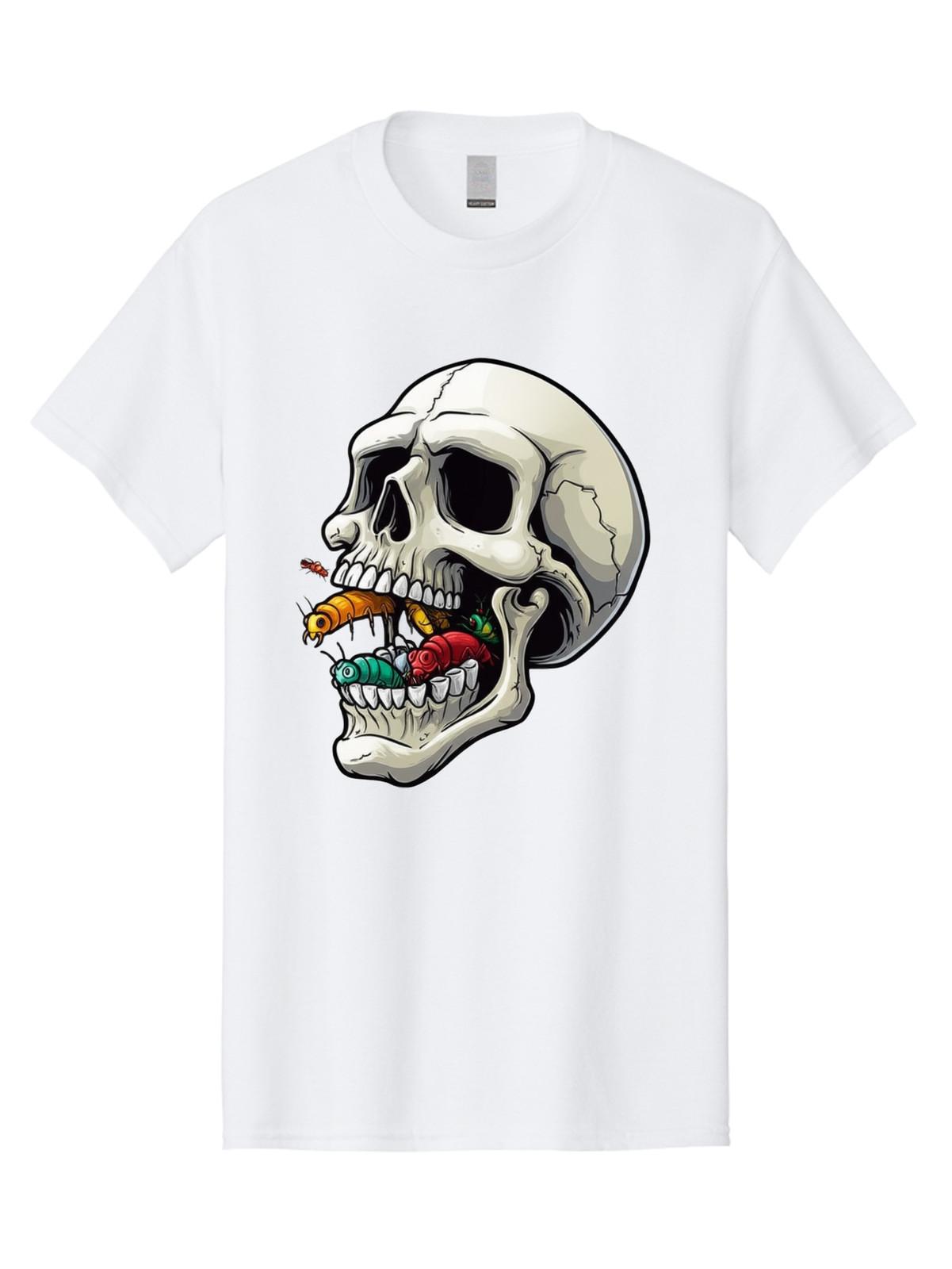 

Caterpillar-Skull Mens Graphic Tee, 100% Cotton, Casual Summer Wear 5XL різнокольоровий