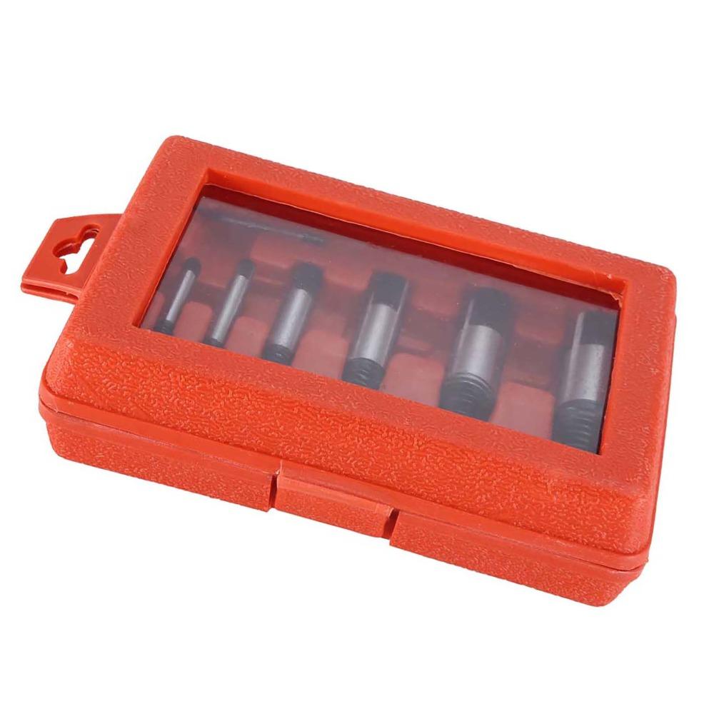 8pcs Easy Out Design Bolt Extractor Set Carbon Steel Broken Bolt Remover Plumbing Maintenance