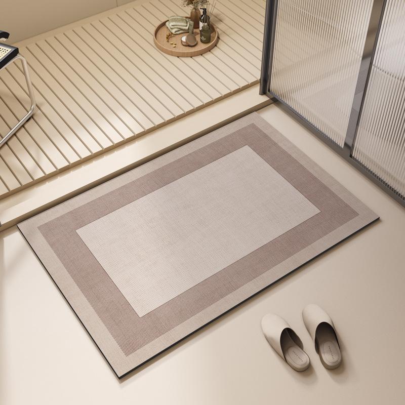 Bathroom Mats Kitchen Mats Doormats Front Door Mats Dirt Repellent Non-Slip Floor Mat Shower Rugs Machine Washable