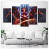 5 Panels Canvas Wall Arts Poster Painting Queen Of Pain Arcana Dota 2 Eminence Of Ristul Pictuer Print Home Decor Living Room
