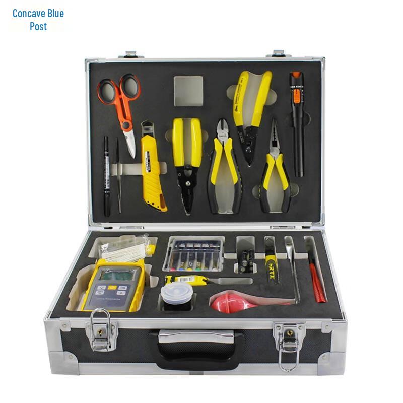 Blue Post Fiber Optic Cable Construction and Maintenance Tool Kit 1