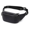 New Slazenger Soft Leather One Shoulder Crossbody Bag, Sling Bag, Fanny Pack Regular Unisex Black SLA8444