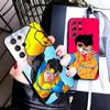 I-Invincible Anime Soft Phone Case for Samsung Galaxy S26 S25 Edge S24 Ultra S23 Plus S22 S21 FE S20 Black Cover Back Shell