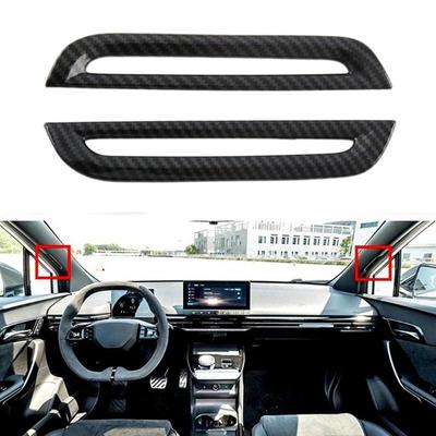 For MG4 EV 2024 Car Dashboard Side Air Vent Outlet Cover Trim Panel Car AC Vent Outlet Grille Protective Cover Deco For MG4