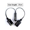 Cigarette lighter 1 to 2 car 12V/24V, universal high-power splitter