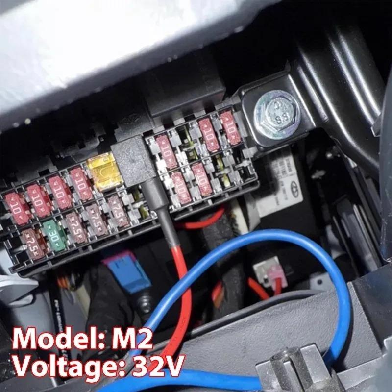 5-20PCS Fuse Box Power Supply New Circuit M2 Adapter Easy To Install Miniature Standard Blade Car Fuse Holder Auto Accessories