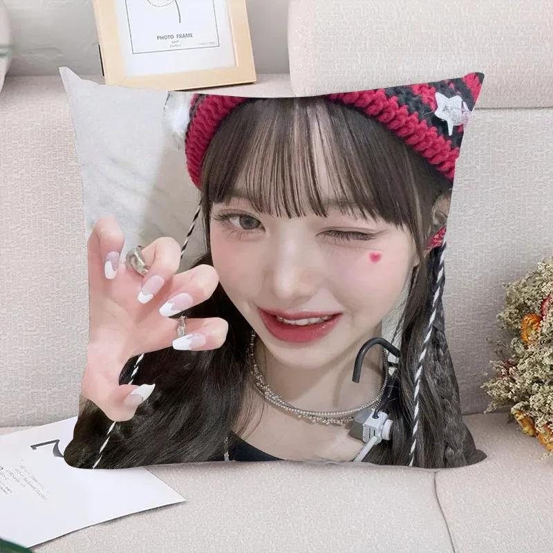 Pillow Cases Decorative Cushions Cover for Sofa Jang WonYoung Pillowcase Pillowcases Car Decoration Cushion Covers