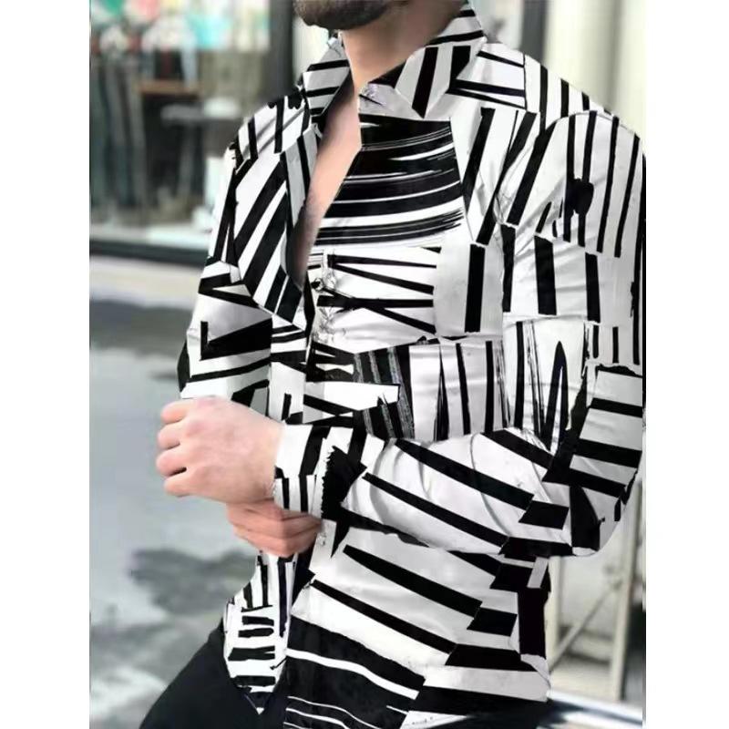 Men's Tops Lapel Shirt Casual Comfortable Evening Fashion Trend Retro Classic Style Spring Summer