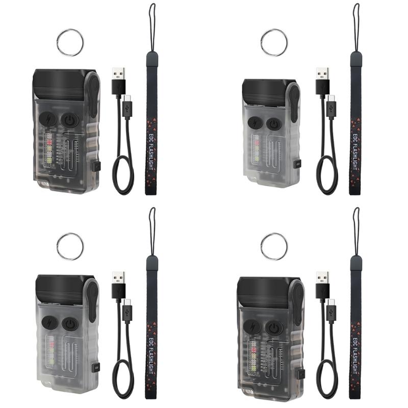 LED Flashlight Light Small Hat Clip Light Flashlight Camping Pocket Flashlight Water Proof Light Outdoor Flashlight
