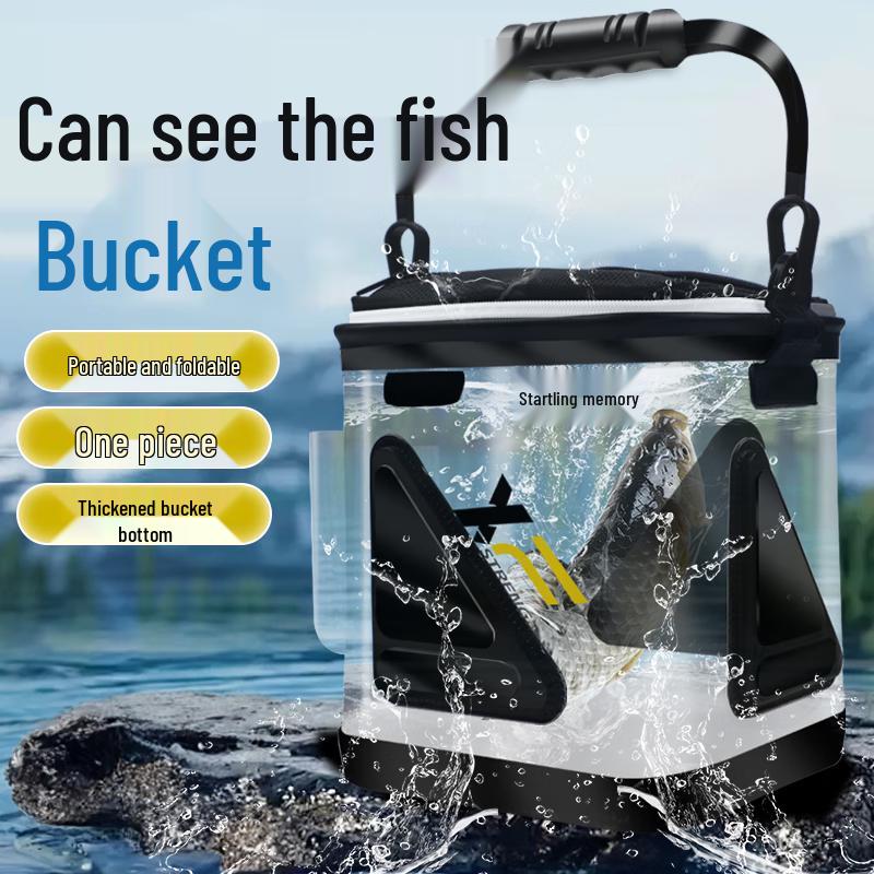 Jinglang Foldable Fishing Live Bait Bucket