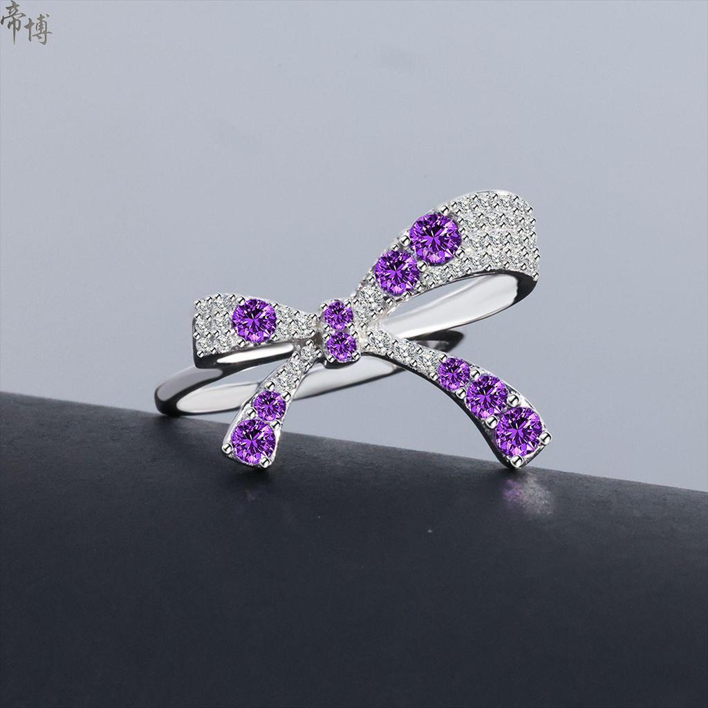 Dibo S925 Sterling Silber Schmetterlingsring - Europäischer & Amerikanischer Mode-Stil für Damen