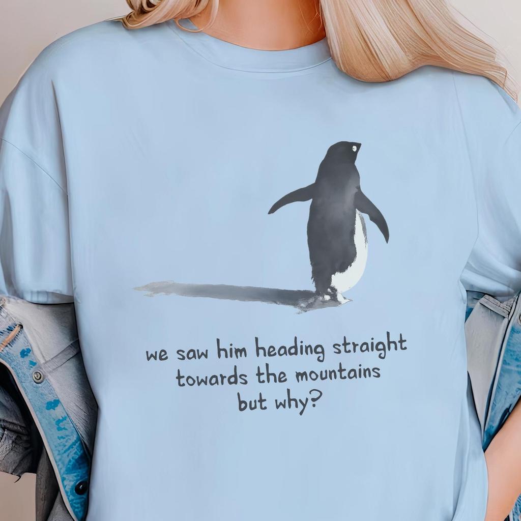 Comfort Colors Penguin But What? Shirt, Sad Penguins Tshirts
