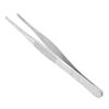 Dressing Forceps Serrated Straight Tip Slip Resistant Stainless Steel Surgical Tweezers 5.5in