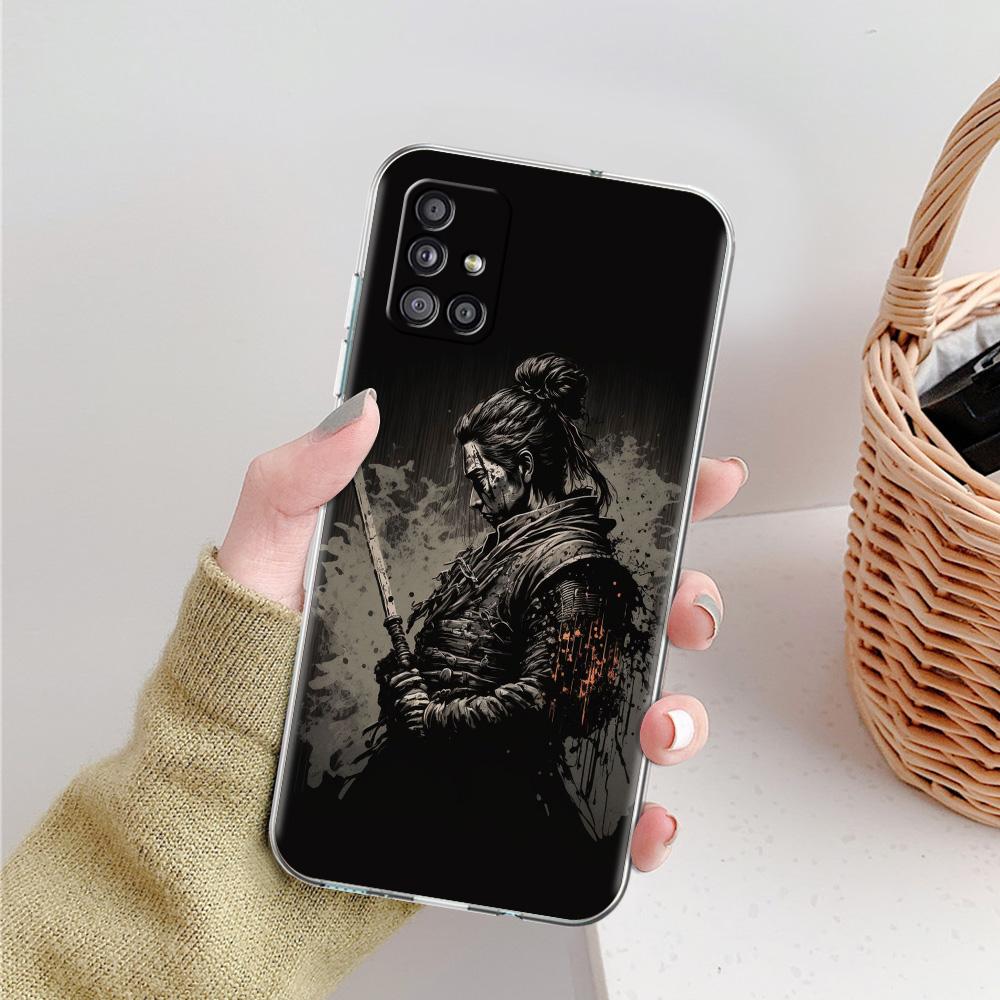 Case For Samsung A15 A13 A35 A55 A51 A71 A41 A31 A21S A03S A05 A17 A23 A25 A33 A53 A73 5G A07 4G Cover Japanese Bushido Samurai