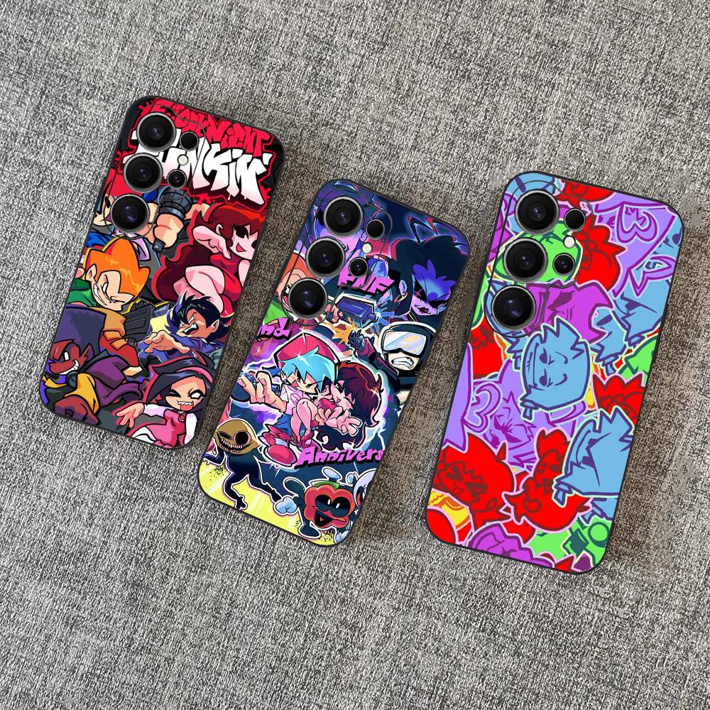 Music Game Friday Night Funkin Phone Case For Samsung S 24 Fe 25 Ultra Plus 20 Lite 21 30 22 23 24 22 Ultra 5G Fundas