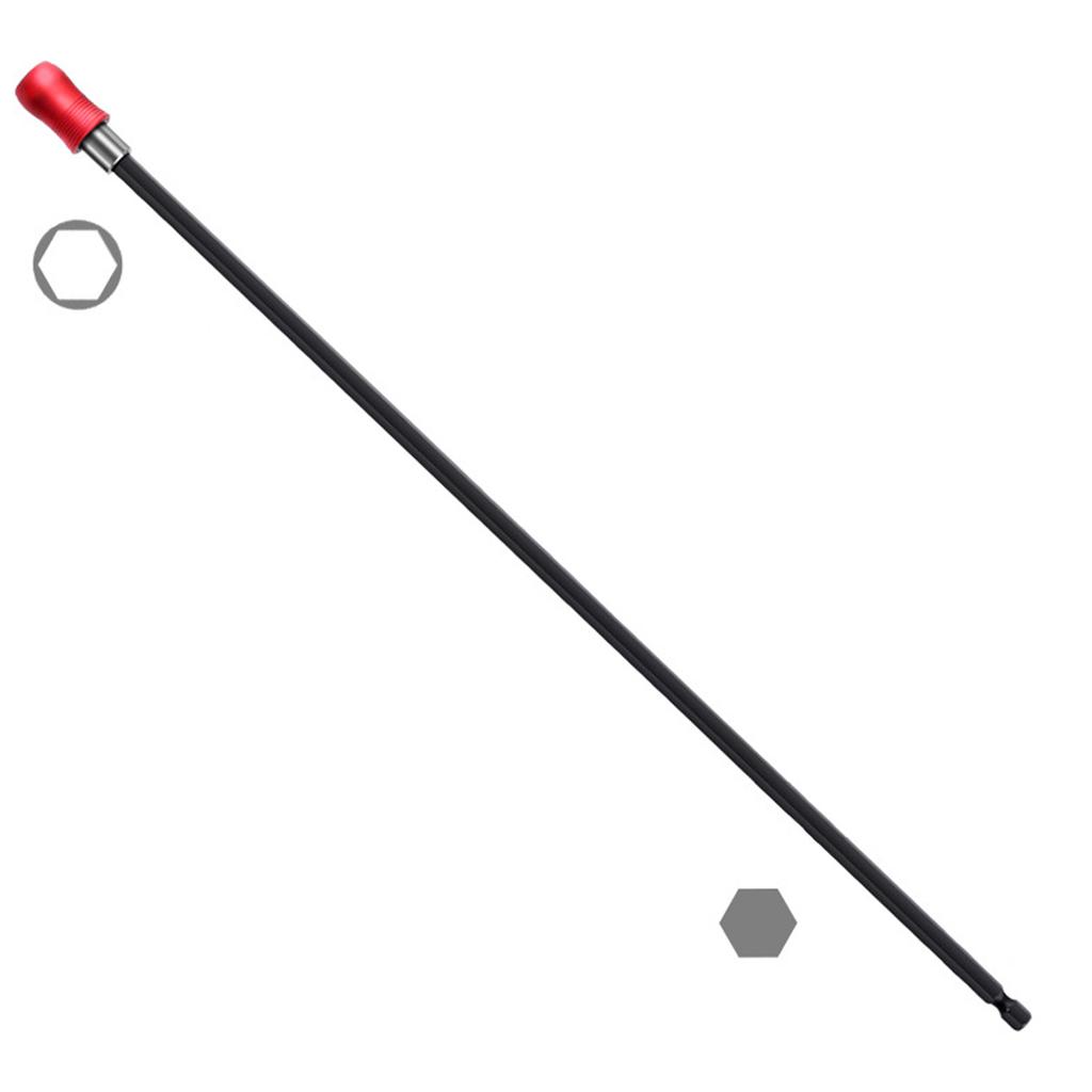1/4 Inch Hexagonal Handle Screwdriver Extension Rod 300mm Quick Release Self-locking Rod Magnetic Drill Bit Holder Adapter Bar