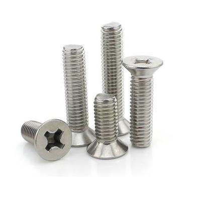 M1 M1.2 M1.4 M1.6 M1.7 Stainless Steel DIN965 Countersunk Head Flat Head Phillips Screw Micro Machine Screws SS304