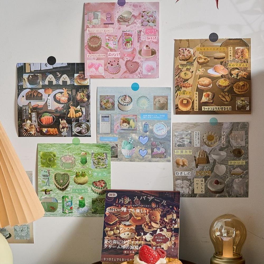 30 buc MINKYS autocolante decorative pentru albume de cărți, hârtie decorativă pentru manual DIY, carcasă de telefon