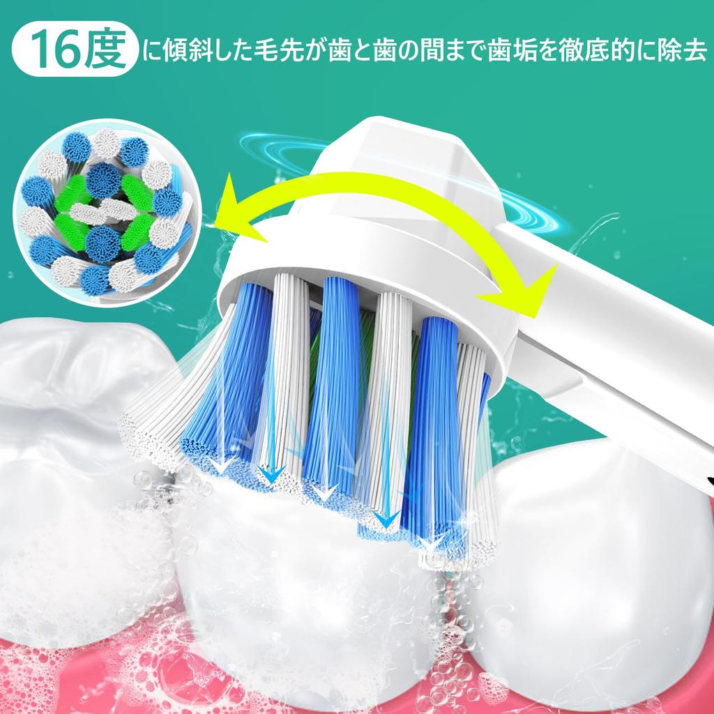 Improved Dealswin Replacement Brush Set for Braun Electric Rotating Compatible Plaque Home [2025 Model] Oral-b Toothbrushes, Multi-Action Brush,