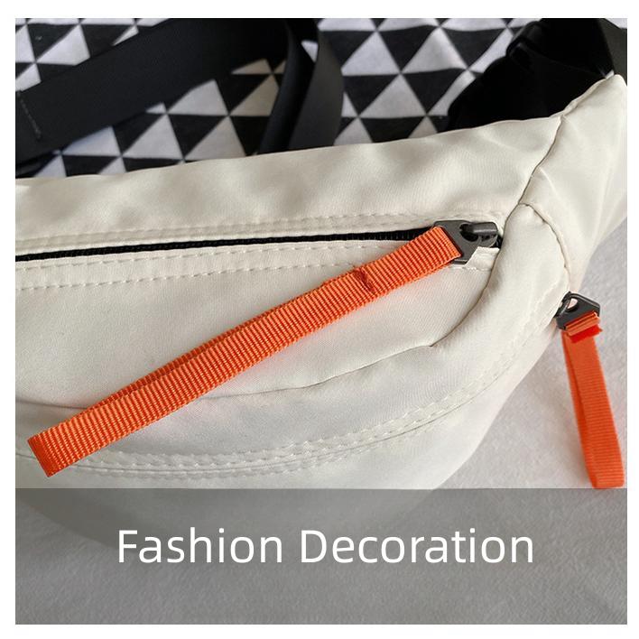 Crossbody-väska Enkel och mångsidig bröstväska ins Modemärke Liten kroppsväska Casual Japansk lätt sport löparväska