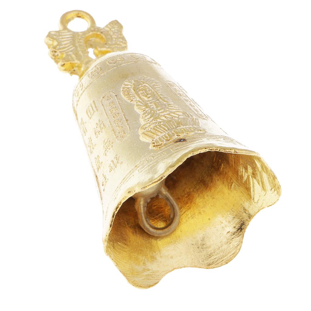 Decorative Vintage Wind Chime Hanging Metal Ornament Fortune Mascot for Office Living Room Wall Decor