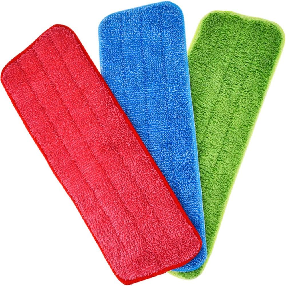 Mop Pads Head Replacement Spray Pads Microfiber Cleaning Pads for Wet Dry Mops Flat Replacement Heads for Floor Cleaning