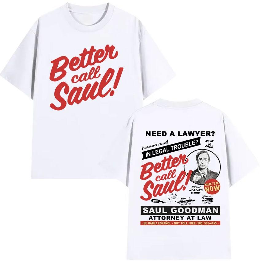 Nowy bawełniany T-shirt męski i damski na wiosnę i lato Wzór Fan Breaking Bad Nadruk Krótki rękaw Okrągły dekolt Casualowy T-shirt