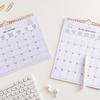 Väggkalender 2026 Flerspråkig Spiral Kalender för Vägg 12 Månader Modern Dekorativ Planerare för Sovrum Studentrum Lägenhet Familj