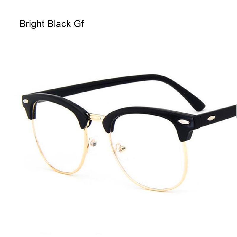 Anti-radiation Optical  Eyeglasses Stylish Computer Glasses Classic Browline Frame Retro Glasses Anti-blue Light Unisex