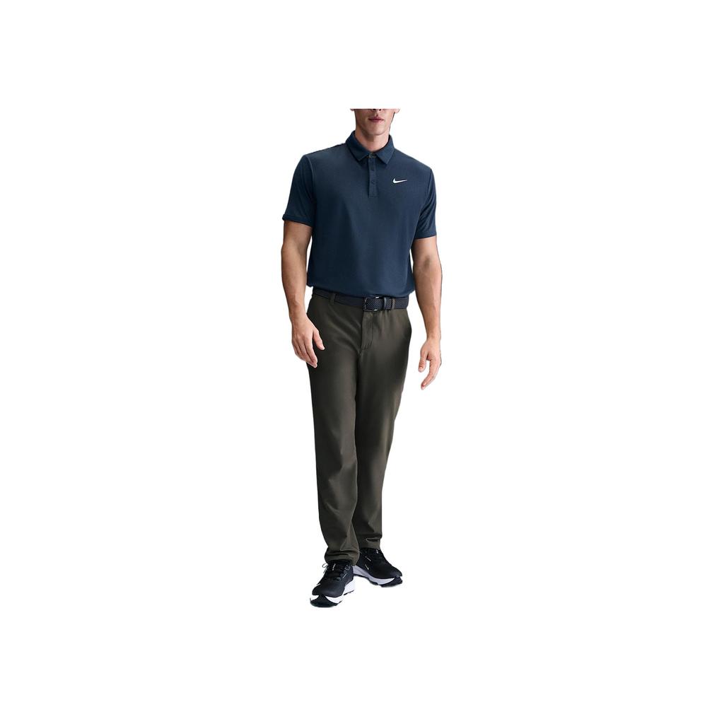 Nike Dri-Fit Tour Soft Skin-Friendly Fashion Simple Polo Golf Shirt Men Golf Shirt Navy-Blue FZ7530-410