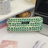 Large Capacity Retro Floral Pencil Bag - Student & Makeup Organizer