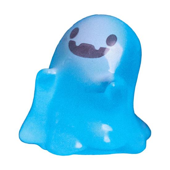Halloween Mini Ghost Figures with Box Miniature Glow-in-The-Dark Ghost Figurine Luminous Tiny Ghost Toy for Home Party Decor