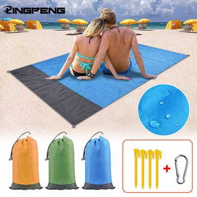Waterproof Beach Mat Extra Large Outdoor Camping Mat Blanket Folding Sand Free Pocket Mattress Portable Lightweight Picnic Mat
