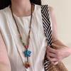 Bohemian Ceramic Necklace: Vintage Ethnic Long Sweater Chain & Zen Choker