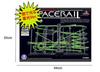 Space Rail Luminous Pętla Nieskończoności Space Rail Puzzle Edukacyjny Trening Mózgu Futurystyczna zabawka edukacyjna jak kolejka górska Świetna prezencja jako