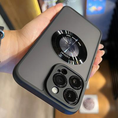 Shockproof Matte Phone Case Clear Cover Magnetic Wireless Harde Charge Luxury for IPhone 13 14pro 15pro 14 15plue 15promax 13pro