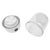 Mini Portable Washing Machine Single Cup Underwear Makeup Brush Cleaner Washer Machine For Hotel Apartment Dorm White