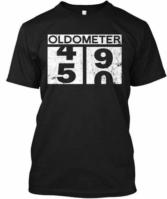 Oldometer Подарок на 50-летие Смешной - 49 Футболка Сделано в США Размер от S до 5XL S