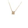 Fashionable Light Luxury Niche Versatile H-letter Necklace