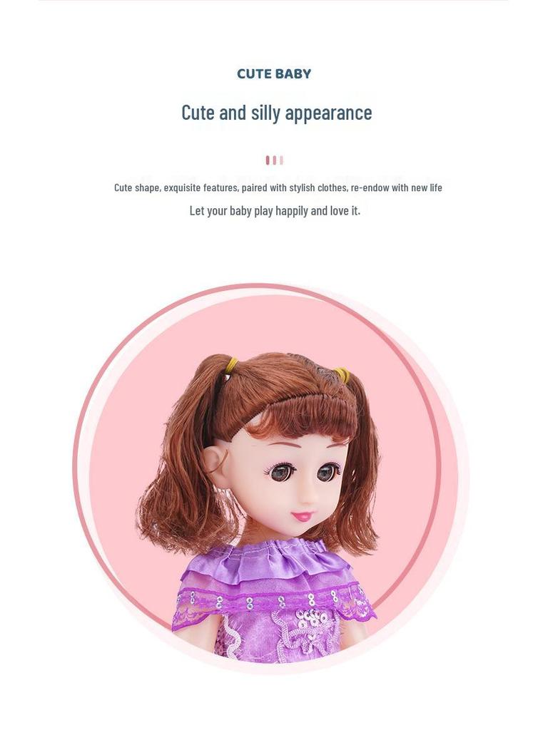 Set Passeggino per Bambole e Giocattoli Transfrontaliero per Bambine - Regalo di Compleanno Perfetto