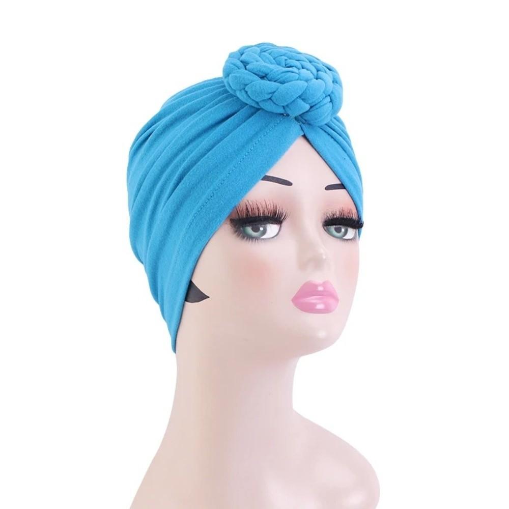 Vintage Twist Knot Turban Hat Elastic Islamic Headband New Cancer Chemo Hat  Women Headwear
