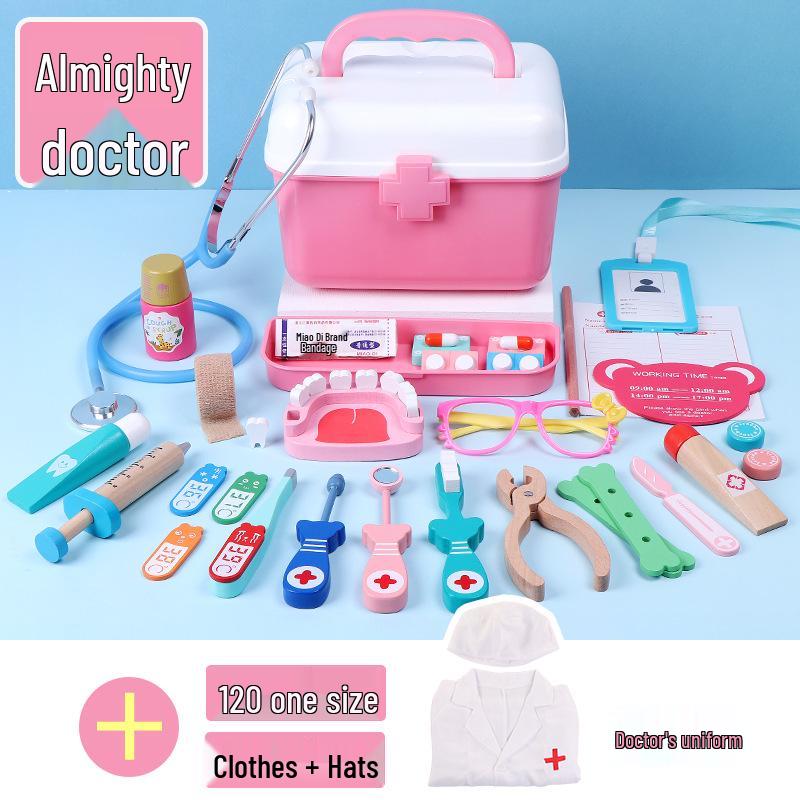 Educational Dollhouse and Hospital Playset for Toddlers and Kindergarten
