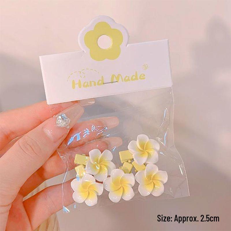 Pink Dopamine Hair Clip: Y2K Seamless Round Hairpin - Cute Small Side Clip for Women’s Bangs