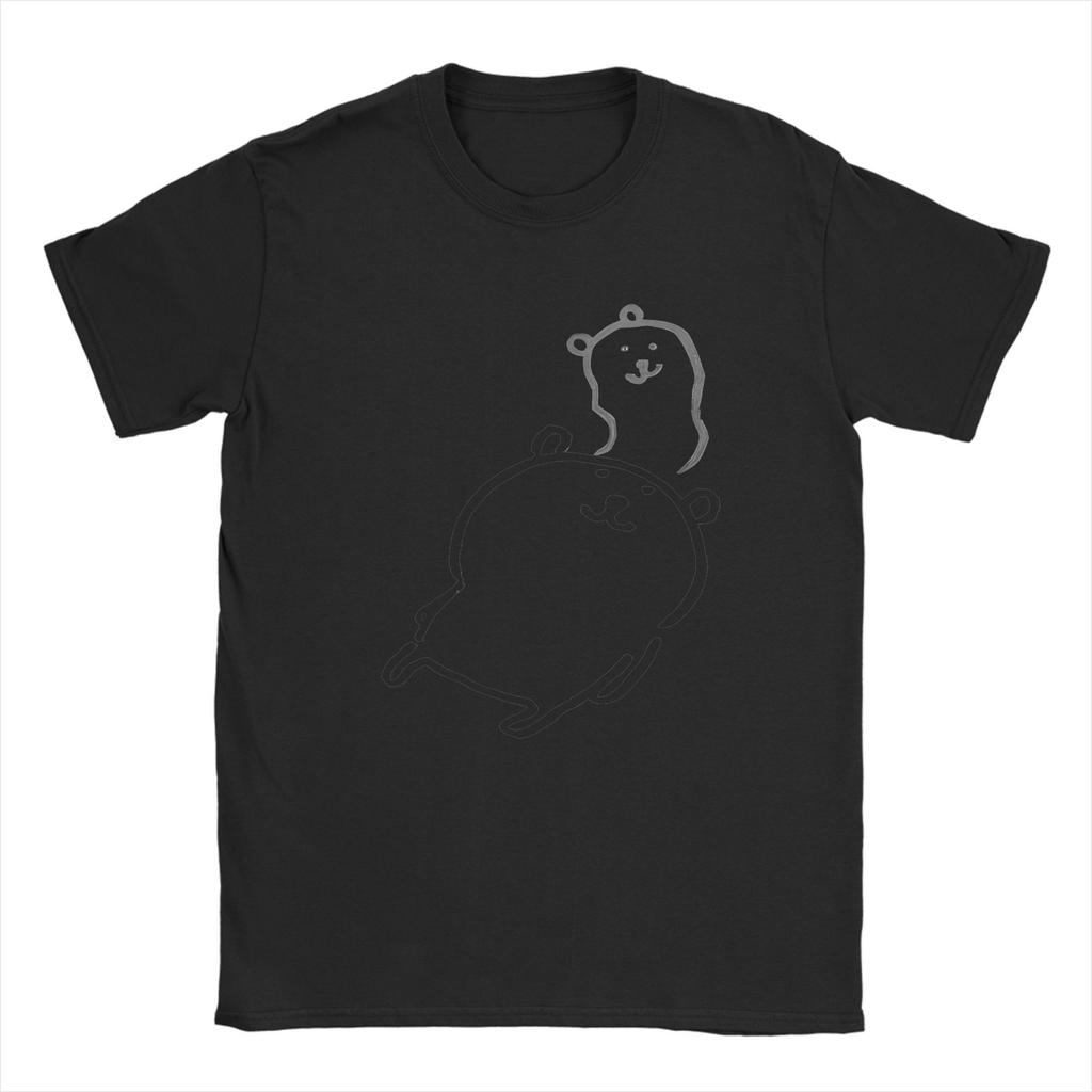 Joke Bear T Shirt Summer   Cotton  Trendy Cool T-Shirts Men 100 Cotton O-Neck Oversized Top Tees Short Sleeves Y2K Casual Tshirt