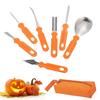 Pumpkin Carving Kit Adult Holiday Craft Carving Accessories Heavy Duty Sculpting Cutters For Beginners School Teacher Event