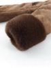 Chinese Style Faux Fur Plush Granny Jacket for Women (Ages 70-80)