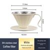 TLXT Filterbecher für Filterkaffee