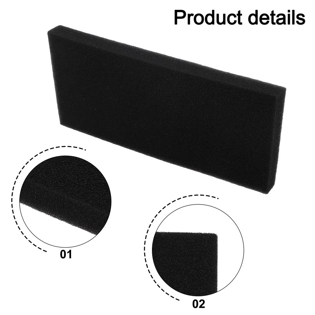 Tools 28 X 13.6 X 1.9 Cm Replacement Sponge Filter Dust Accumulation Prevention Environmentally Friendly Materials