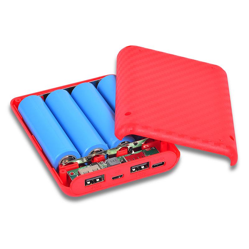 4-Section 18650 Battery Box Power Bank Shell Kit