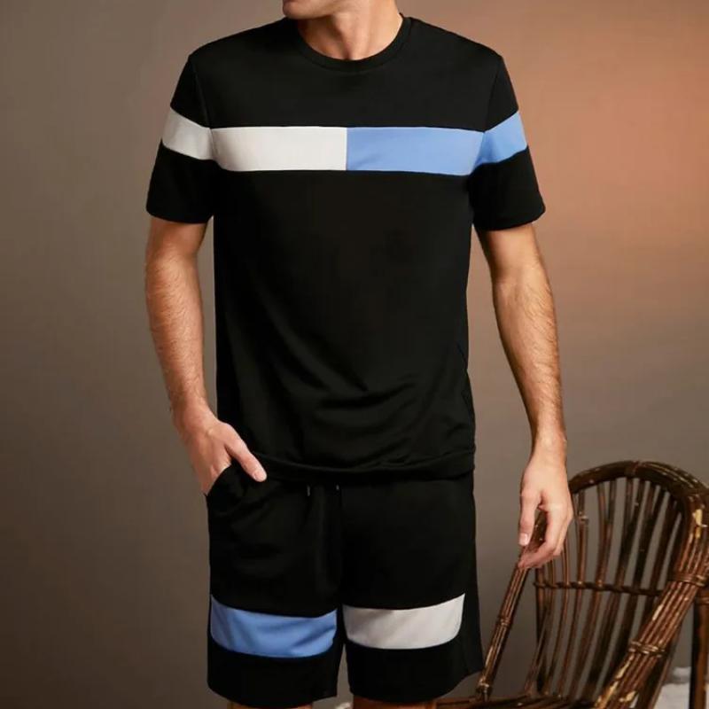 3D Printed Men's Set Summer Everyday Street Men's Short-sleeved T-shirt And Shorts Set Outdoor Beach Short Urban Fashion T-shirt